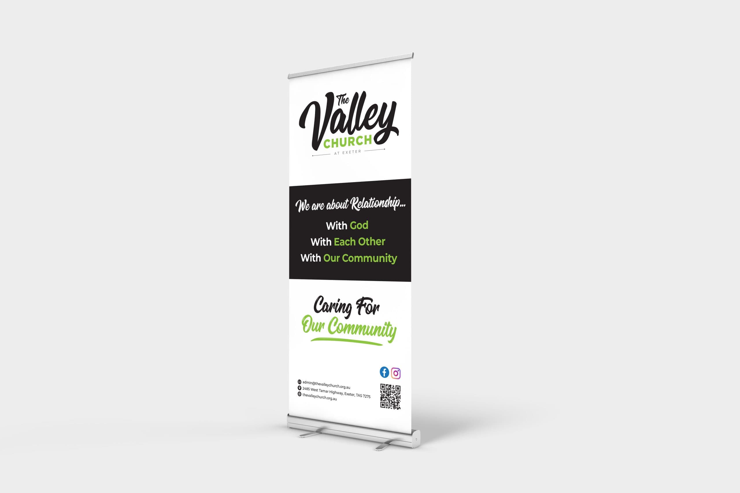 The Valley Church at Exeter — Print & Branding by Brand in Black