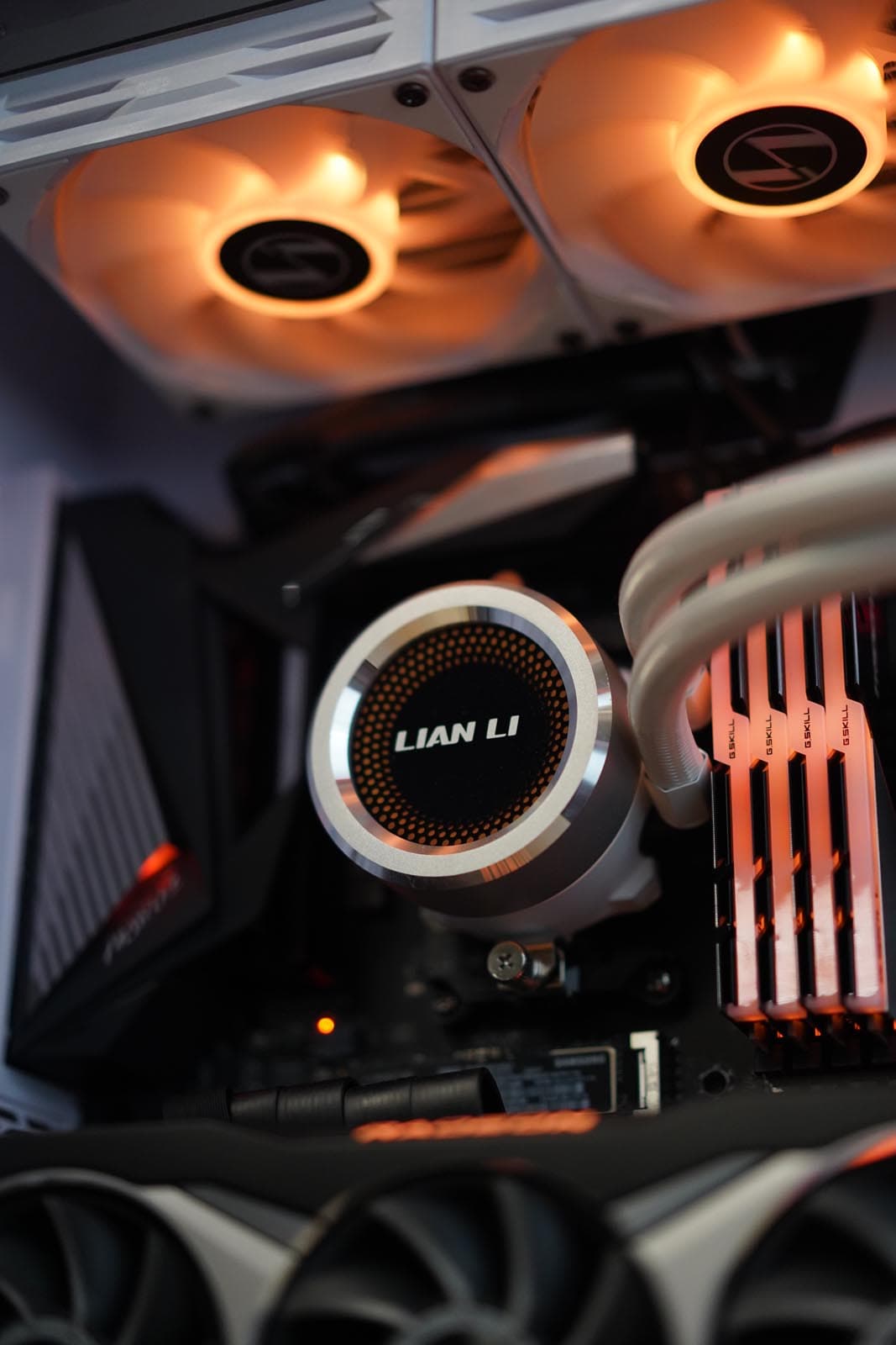 PC build interior photography