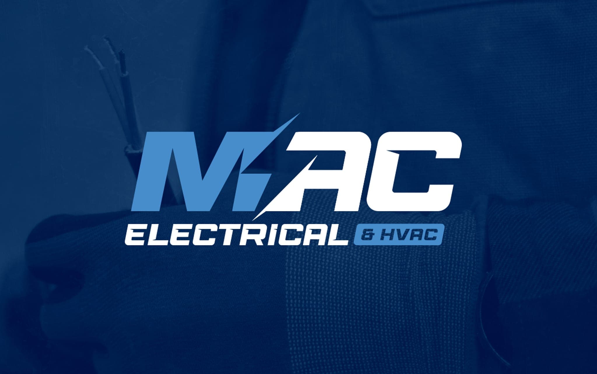 MAC Electrical monogram and identity by Brand in Black