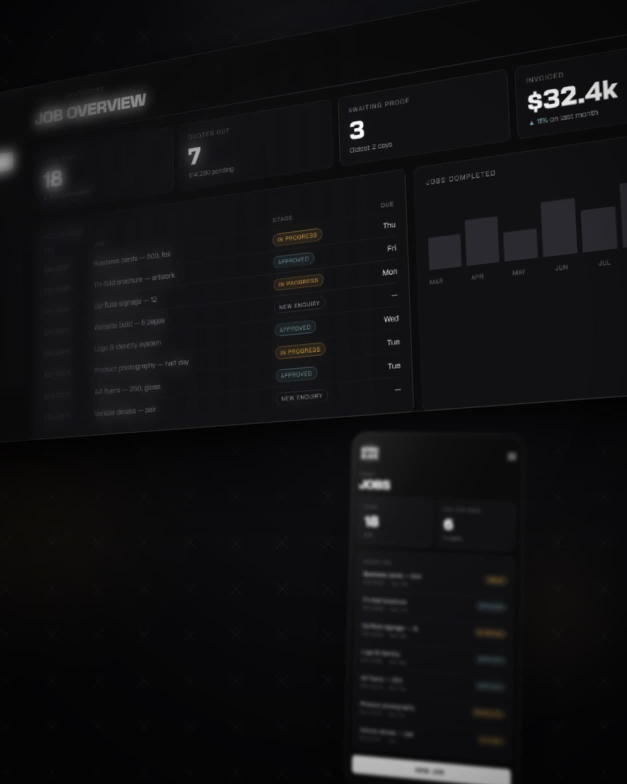 Business Systems by Brand in Black