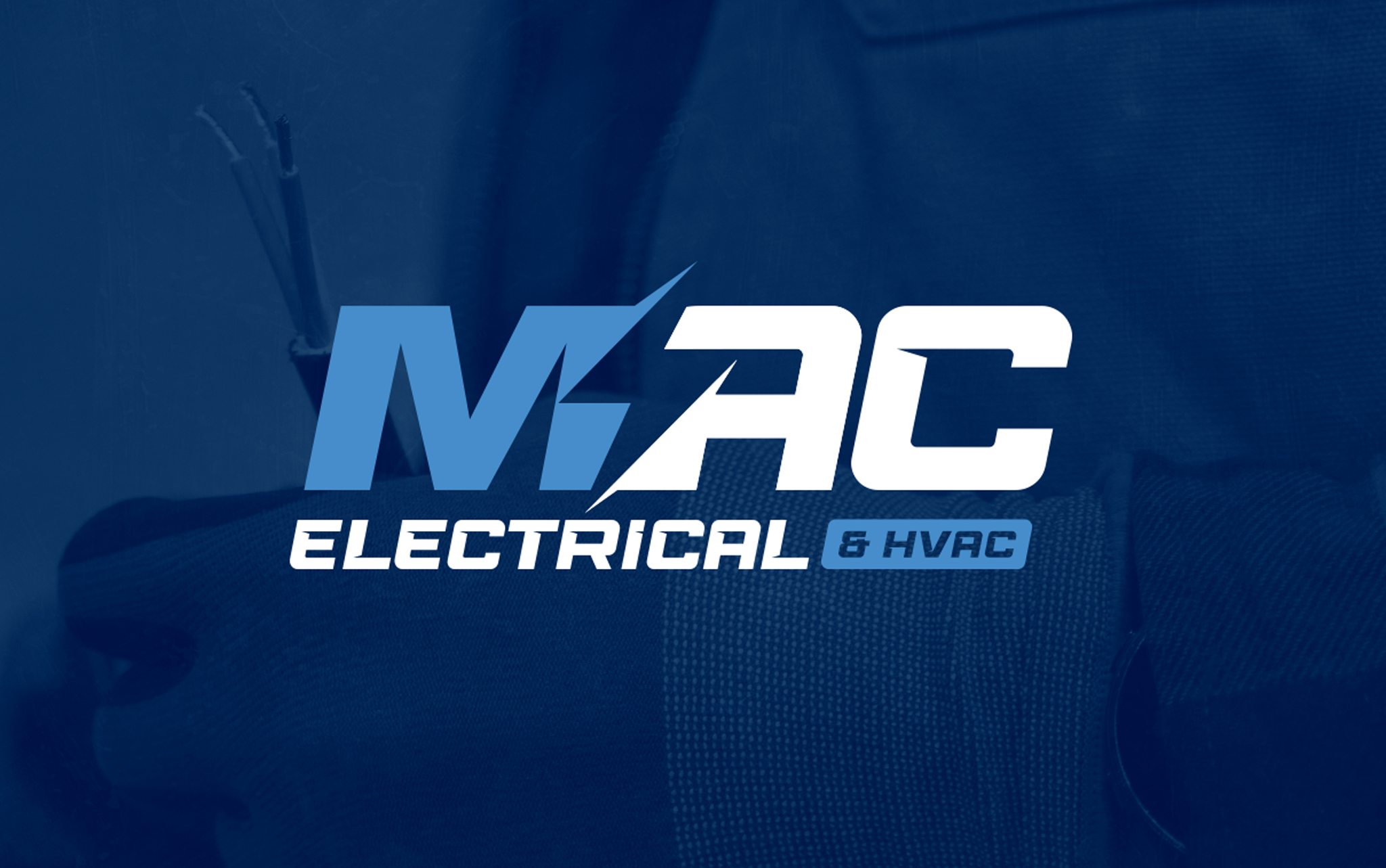 MAC Electrical monogram and identity by Brand in Black
